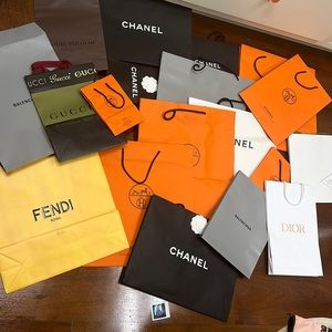 100% authentic shopping bags